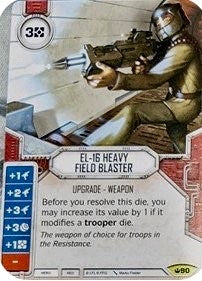 Image for EL-16 Heavy Field Blaster (Card Only) (Spark of Hope) (90) - Star Wars: Destiny