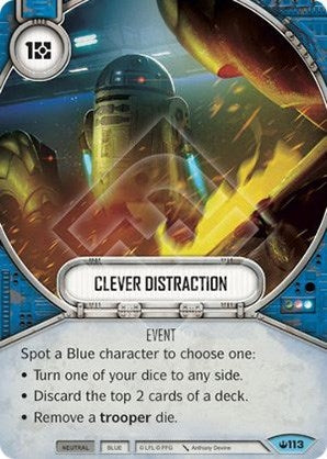 Image for Clever Distraction (Spark of Hope) (113) - Star Wars: Destiny