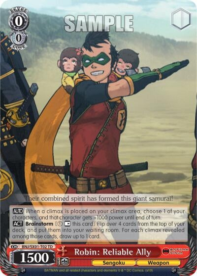 Image for Robin: Reliable Ally (Batman Ninja) (BNJ/SX01-T02 TD) - Weiss Schwarz