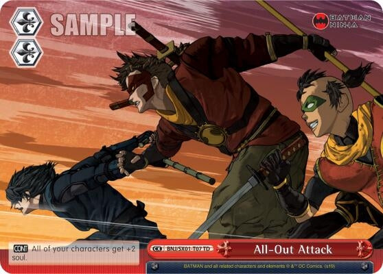 Image for All-Out Attack (Batman Ninja) (BNJ/SX01-T07 TD) - Weiss Schwarz