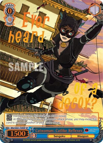 Image for Catwoman: Catlike Reflexes (SP) (Batman Ninja) (BNJ/SX01-T09SP SP) - Weiss Schwarz