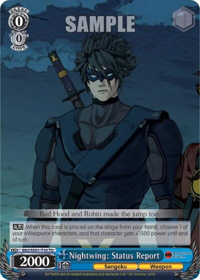 Image for Nightwing: Status Report (Batman Ninja) (BNJ/SX01-T10 TD) - Weiss Schwarz