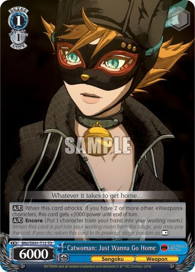 Image for Catwoman: Just Wanna Go Home (Batman Ninja) (BNJ/SX01-T13 TD) - Weiss Schwarz