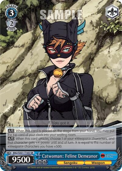 Image for Catwoman: Feline Demeanor (SR) (Batman Ninja) (BNJ/SX01-T16S SR) - Weiss Schwarz