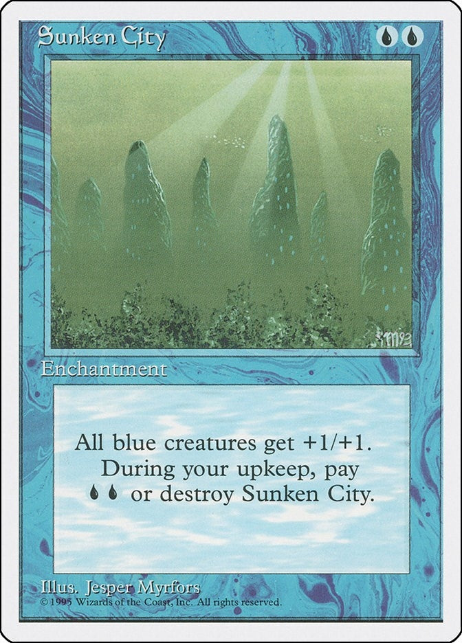 Image for Sunken City (Fourth Edition) - Magic: The Gathering
