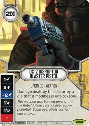 Image for DX-2 Disruptor Blaster Pistol (Spark of Hope) (153) - Star Wars: Destiny