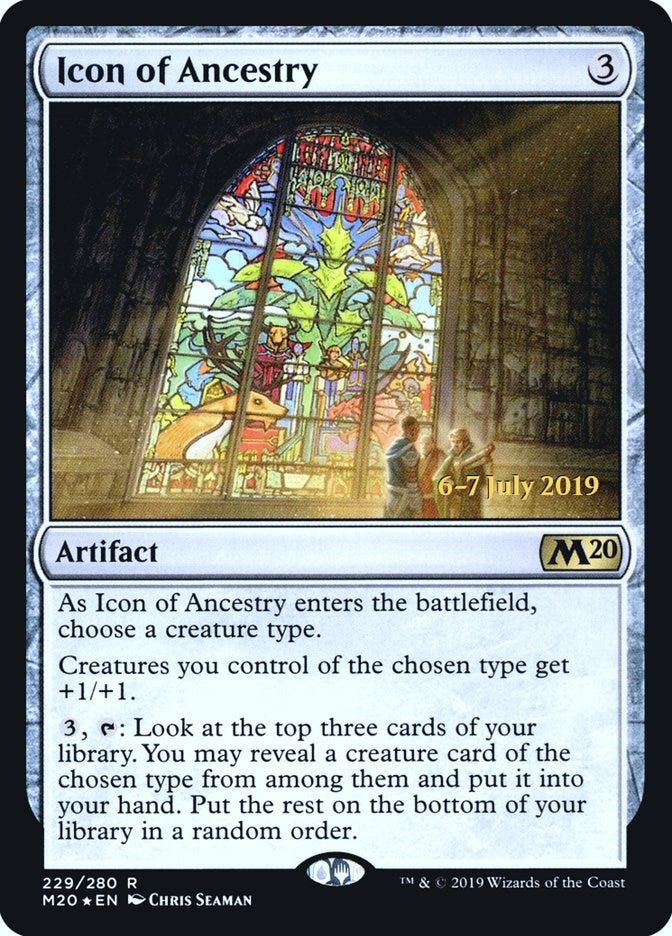 Image for Icon of Ancestry (Prerelease Cards) (229) - Magic: The Gathering