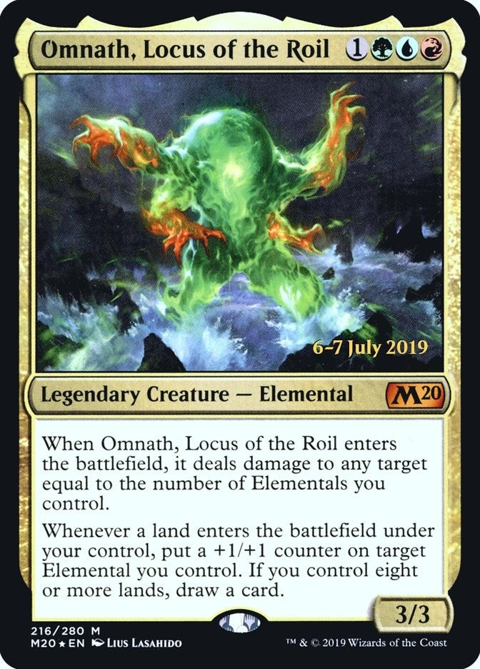 Image for Omnath, Locus of the Roil (Prerelease Cards) (216) - Magic: The Gathering