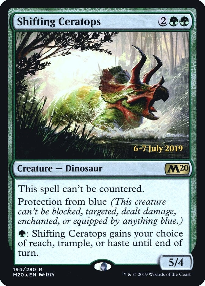 Image for Shifting Ceratops (Prerelease Cards) (194) - Magic: The Gathering