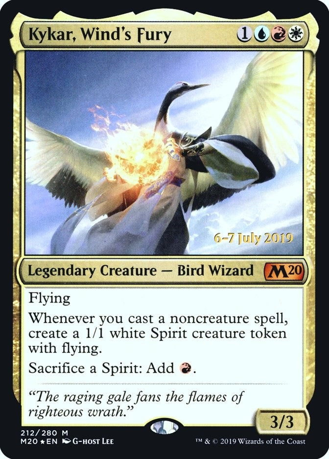 Image for Kykar, Wind's Fury (Prerelease Cards) (212) - Magic: The Gathering