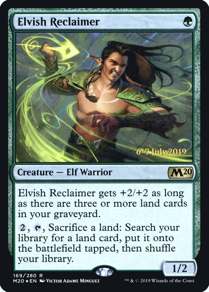 Image for Elvish Reclaimer (Prerelease Cards) (169) - Magic: The Gathering