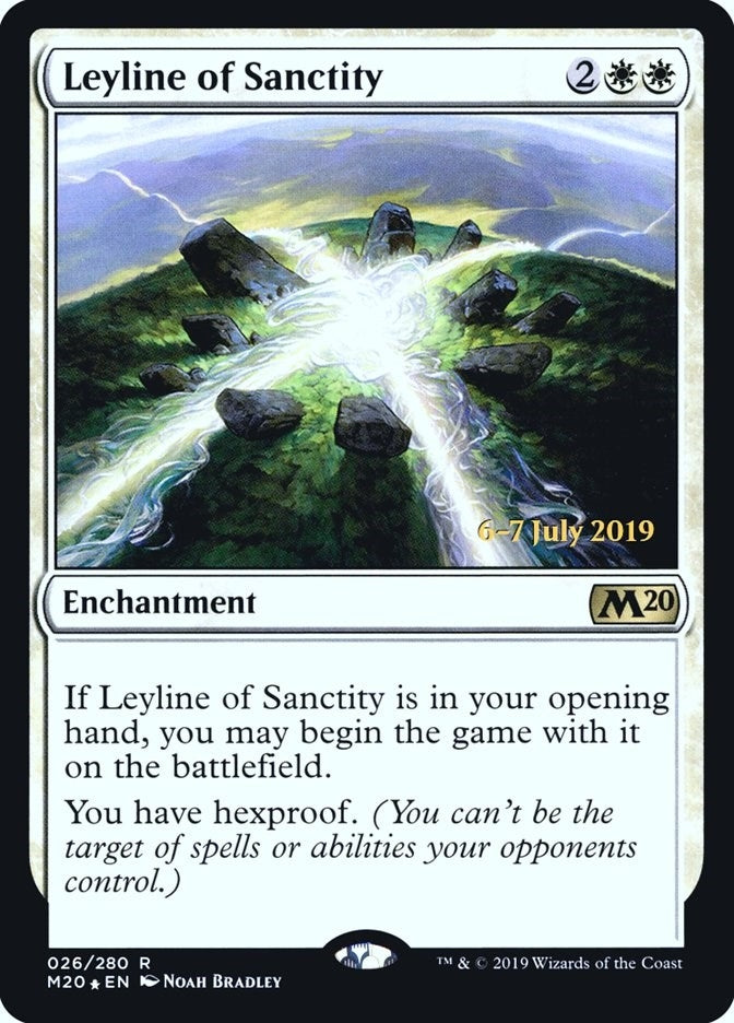 Image for Leyline of Sanctity (Prerelease Cards) (26) - Magic: The Gathering