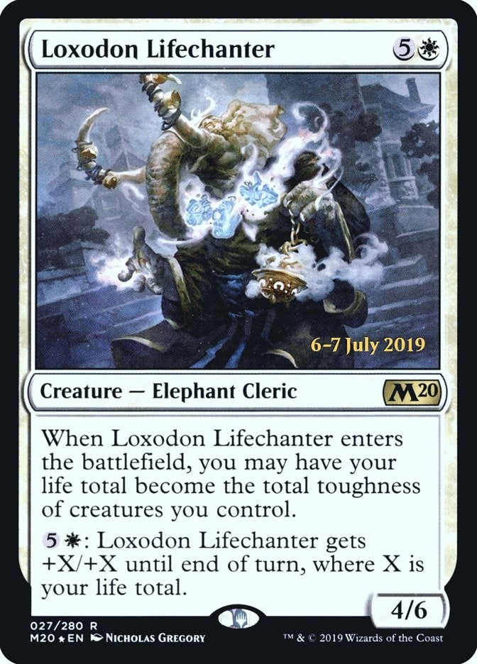 Image for Loxodon Lifechanter (Prerelease Cards) (27) - Magic: The Gathering