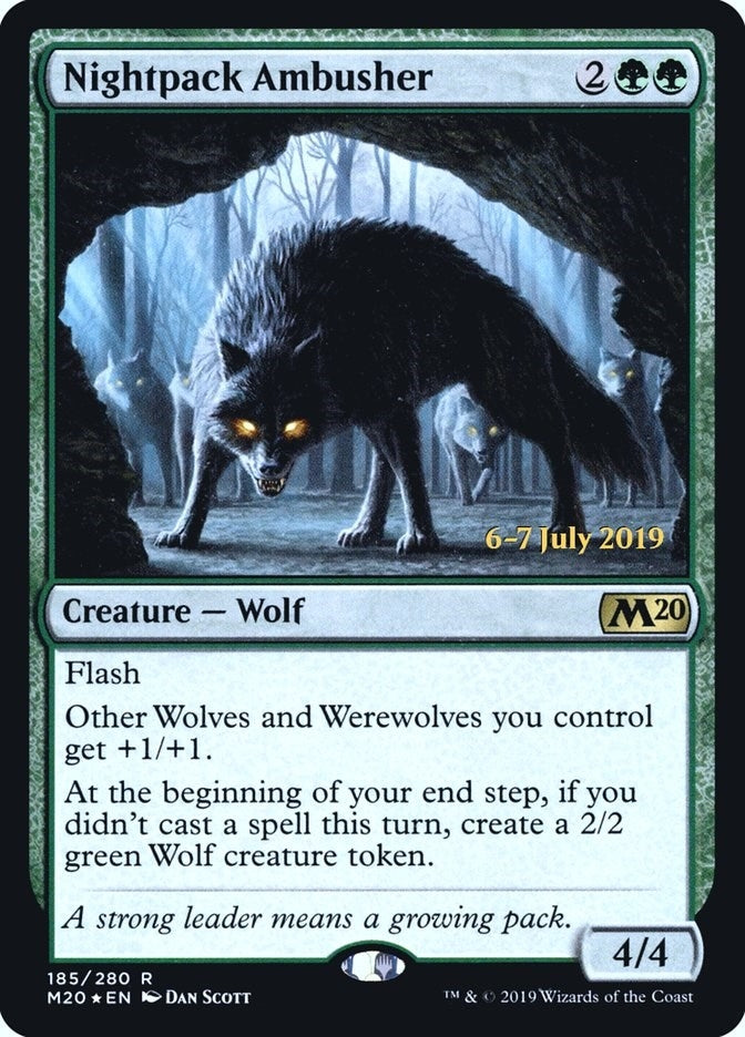 Image for Nightpack Ambusher (Prerelease Cards) (185) - Magic: The Gathering