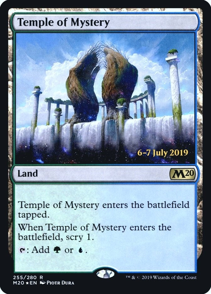 Image for Temple of Mystery (M20) (Prerelease Cards) (255) - Magic: The Gathering