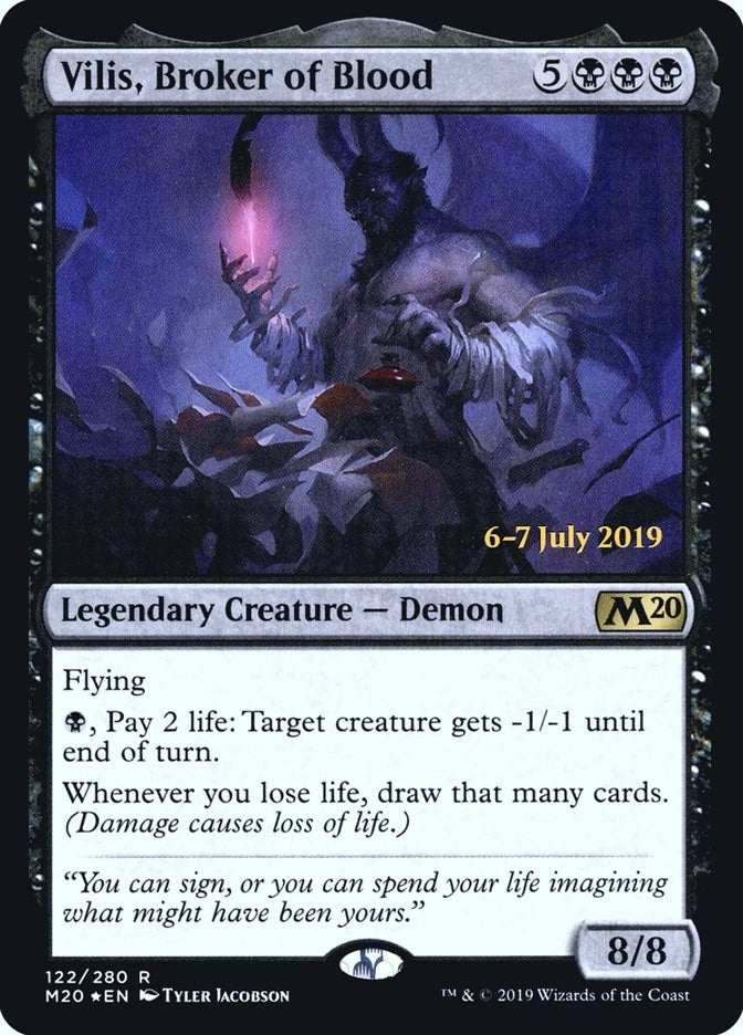 Image for Vilis, Broker of Blood (Prerelease Cards) (122) - Magic: The Gathering