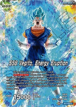 Image for Son Goku & Vegeta // SSB Vegito, Energy Eruption (Assault of the Saiyans) (BT7-025) - Dragon Ball Super: Masters