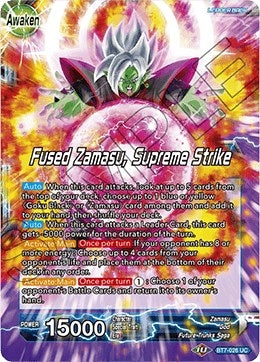 Image for Goku Black & Zamasu // Fused Zamasu, Supreme Strike (Assault of the Saiyans) (BT7-026) - Dragon Ball Super: Masters