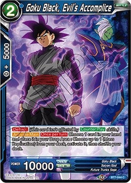 Image for Goku Black, Evil's Accomplice (Assault of the Saiyans) (BT7-044) - Dragon Ball Super: Masters