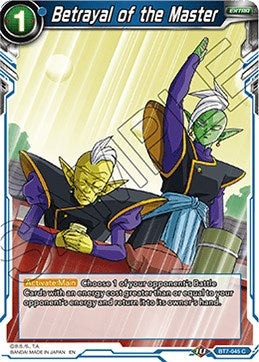 Image for Betrayal of the Master (Assault of the Saiyans) (BT7-045) - Dragon Ball Super: Masters