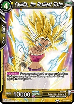 Image for Caulifla, the Resilient Sister (Assault of the Saiyans) (BT7-084) - Dragon Ball Super: Masters