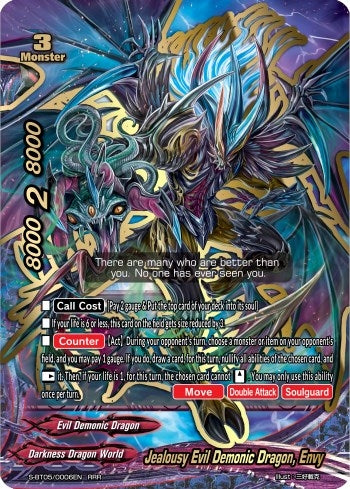 Image for Jealousy Evil Demonic Dragon, Envy (War of Dragods) (S-BT05/0006EN) - Future Card BuddyFight