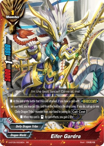 Image for Eifer Gardra (War of Dragods) (S-BT05/0009EN) - Future Card BuddyFight