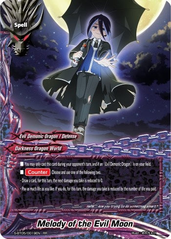 Image for Melody of the Evil Moon (War of Dragods) (S-BT05/0019EN) - Future Card BuddyFight