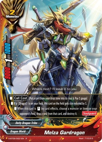 Image for Melza Gardragon (War of Dragods) (S-BT05/0021EN) - Future Card BuddyFight