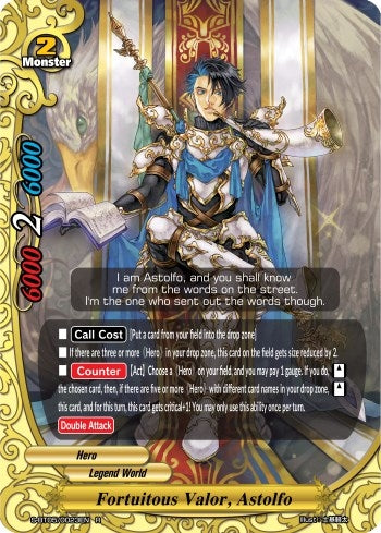 Image for Fortuitous Valor, Astolfo (War of Dragods) (S-BT05/0023EN) - Future Card BuddyFight
