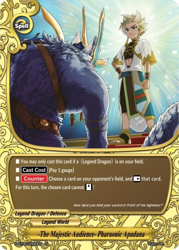 Image for -The Majestic Audience- Pharaonic Apadana (War of Dragods) (S-BT05/0040EN) - Future Card BuddyFight