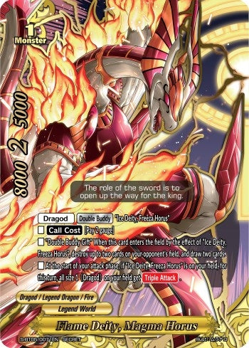 Image for Flame Deity, Magma Horus (War of Dragods) (S-BT05/0071EN) - Future Card BuddyFight