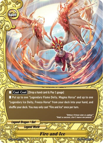Image for Fire and Ice (S-TD02: Legend of Double Horus) (S-TD02/0012EN) - Future Card BuddyFight