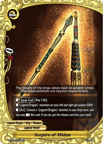 Image for Sceptre of Midan (S-TD02: Legend of Double Horus) (S-TD02/0018EN) - Future Card BuddyFight