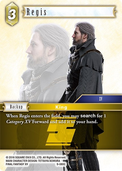 Image for Regis (Opus IX) (9-080C) - Final Fantasy TCG