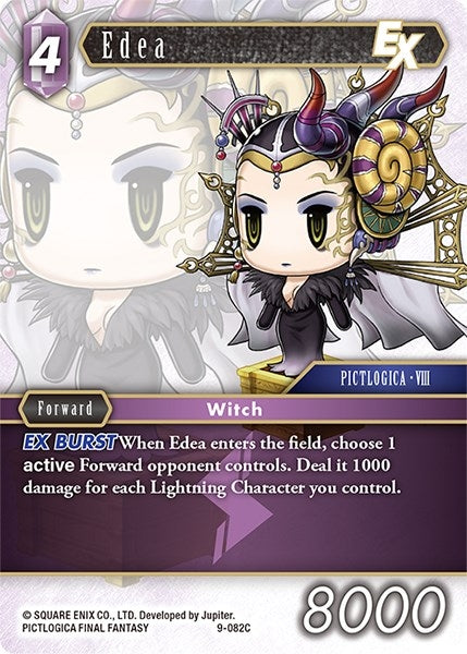 Image for Edea EX (Opus IX) (9-082C) - Final Fantasy TCG