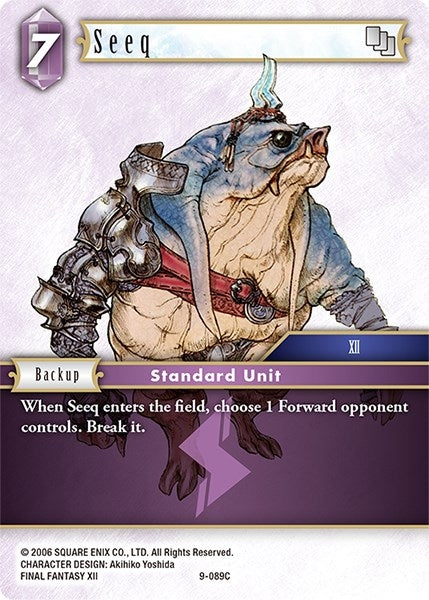 Image for Seeq (Opus IX) (9-089C) - Final Fantasy TCG
