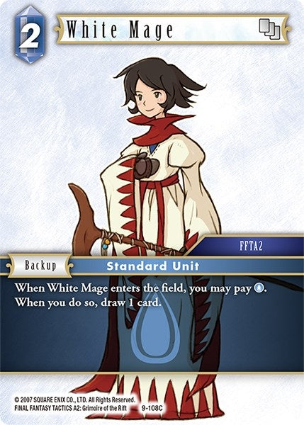Image for White Mage (Opus IX) (9-108C) - Final Fantasy TCG