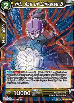 Image for Hit, Ace of Universe 6 (Assault of the Saiyans) (XD1-05) - Dragon Ball Super: Masters