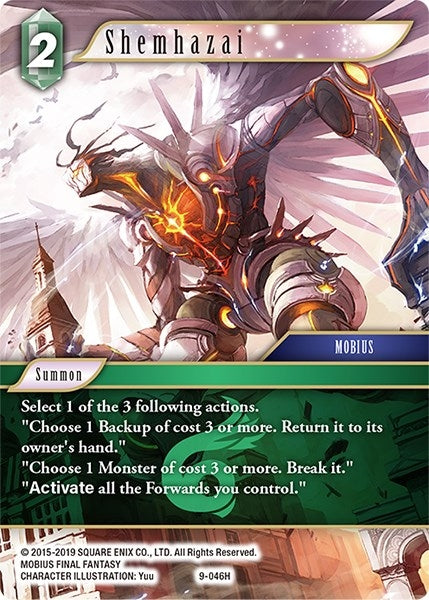 Image for Shemhazai (Opus IX) (9-046H) - Final Fantasy TCG