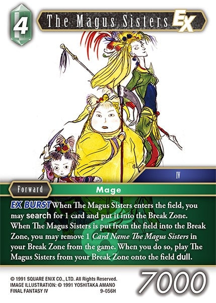 Image for The Magus Sisters EX (Opus IX) (9-056H) - Final Fantasy TCG