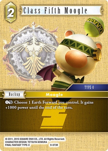 Image for Class Fifth Moogle (Opus IX) (9-073R) - Final Fantasy TCG
