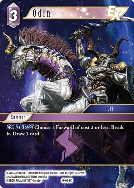Image for Odin EX (Opus IX) (9-083C) - Final Fantasy TCG
