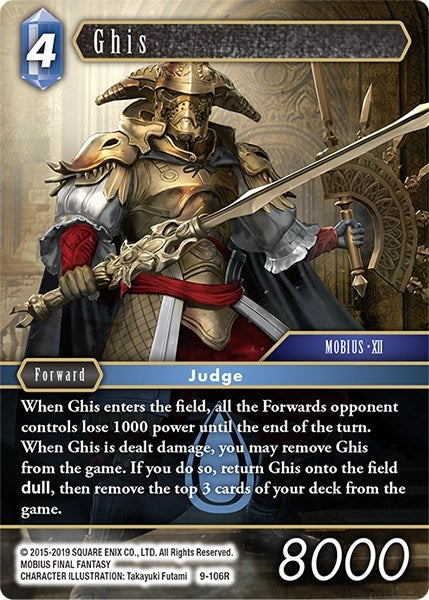 Image for Ghis (Opus IX) (9-106R) - Final Fantasy TCG