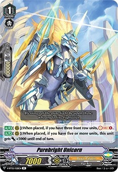 Image for Purebright Unicorn (V-BT05: Aerial Steed Liberation) (V-BT05/028EN) - Cardfight Vanguard