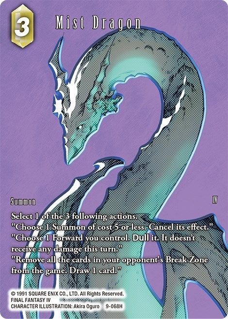Image for Mist Dragon (Full Art) (Opus IX) (9-068H) - Final Fantasy TCG