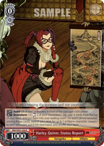 Image for Harley Quinn: Status Report (Batman Ninja) (BNJ/SX01-039 R) - Weiss Schwarz