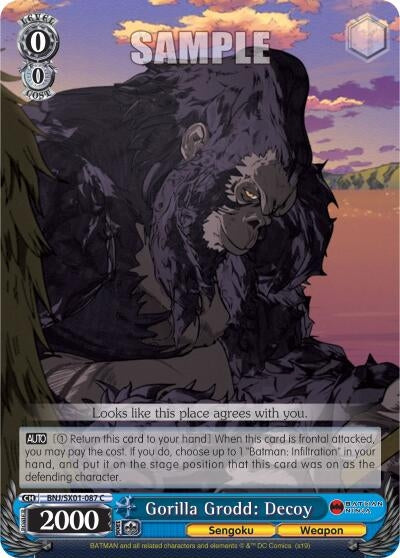 Image for Gorilla Grodd: Decoy (Batman Ninja) (BNJ/SX01-087 C) - Weiss Schwarz