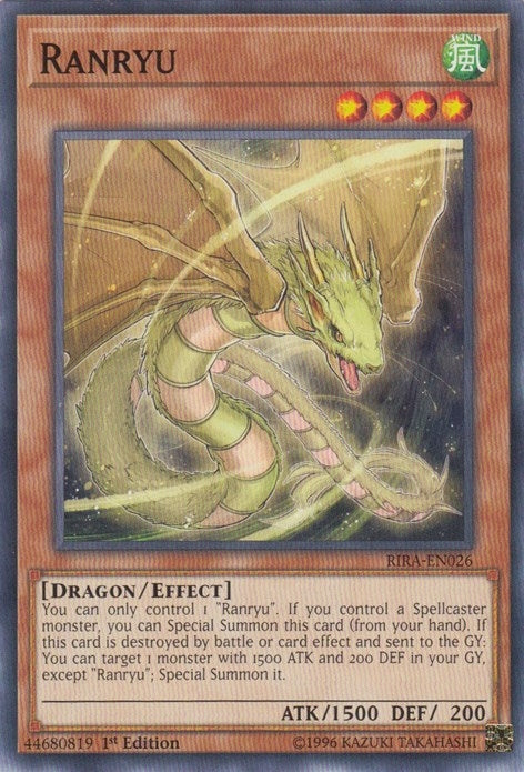 Image for Ranryu (Rising Rampage) (RIRA-EN026) - YuGiOh
