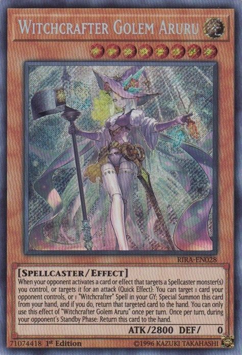 Image for Witchcrafter Golem Aruru (Rising Rampage) (RIRA-EN028) - YuGiOh